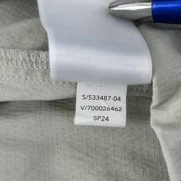 Athleta Trekkie High Rise Parachute Pants Womens Size 10 Cream Wide Leg Outdoors - Picture 12 of 12